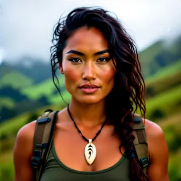 Aroha Ngata, a 32-year-old carver & guide from New Zealand